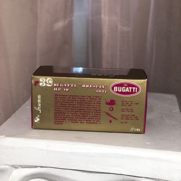 Brumm Gold Series Collection 1921 Bugatti “Brescia” HP 40 Rare Bugatti 1921 car - Picture 9 of 14